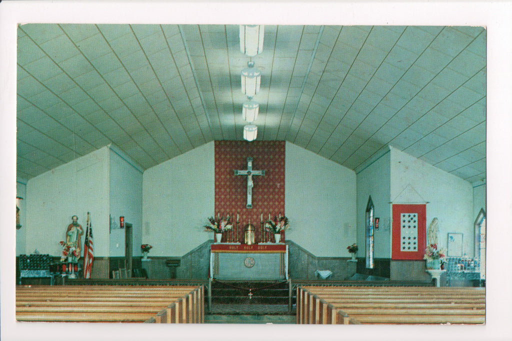 VT, HINESBURG  - St Jude the Apostle Church interior @1965 - WV0017